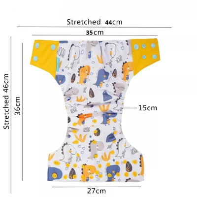 Cove 4-Pack Reusable Cloth Diapers