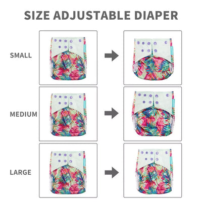 Cove 4-Pack Reusable Cloth Diapers