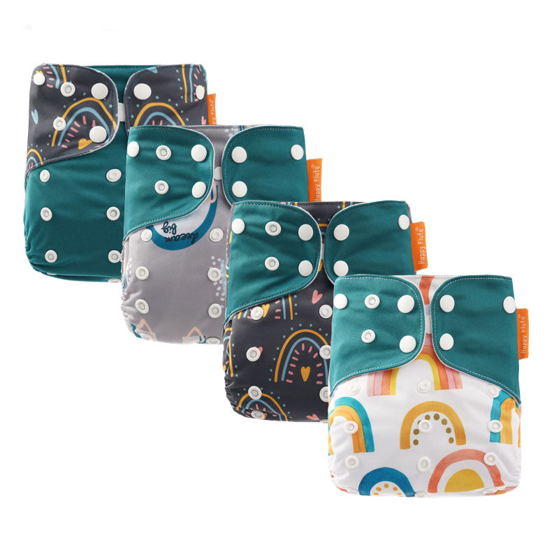 Cove 4-Pack Reusable Cloth Diapers