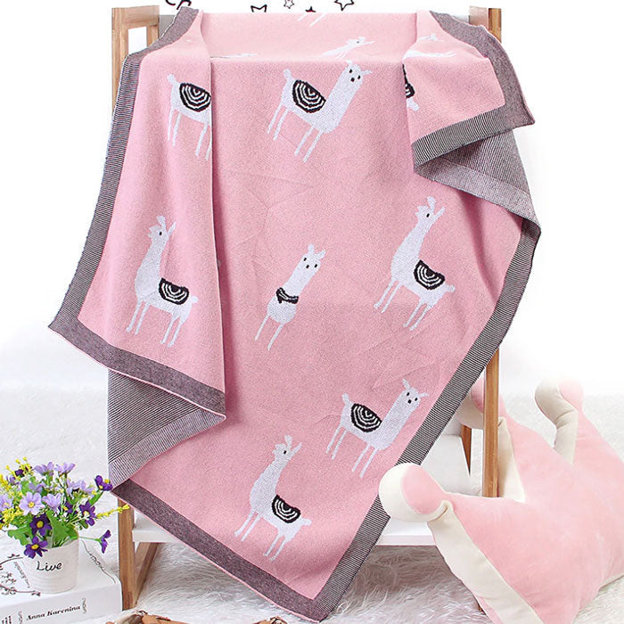 Alpaca Snuggle Baby Blanket