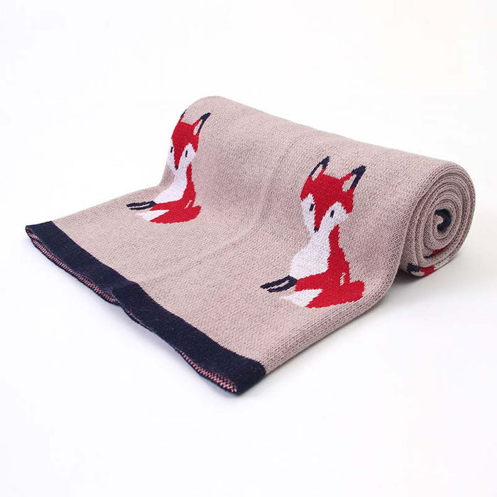 Foxy Blossom Baby Blanket