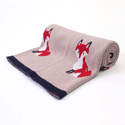 Foxy Blossom Baby Blanket