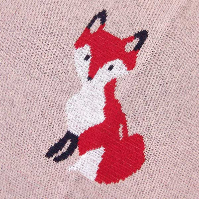 Foxy Blossom Baby Blanket