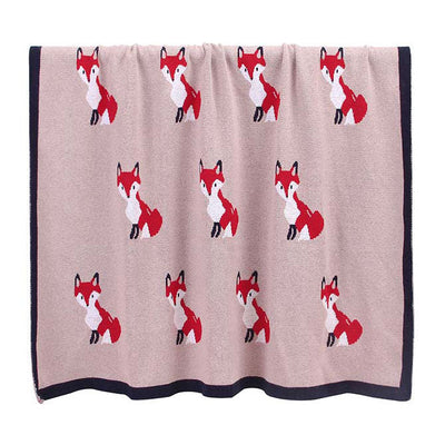 Foxy Blossom Baby Blanket