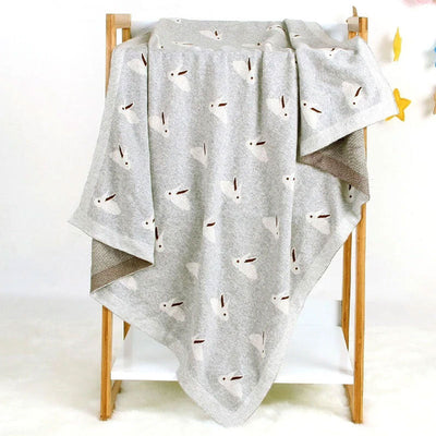 Soft Bunny Grey Baby Blanket
