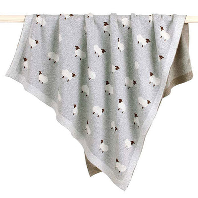 Woolly Sheep Baby Blanket