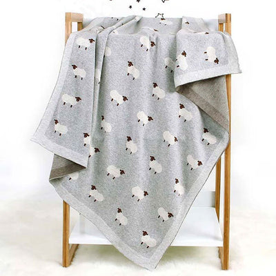 Woolly Sheep Baby Blanket