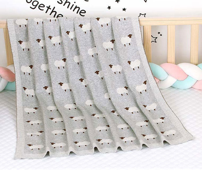 Woolly Sheep Baby Blanket