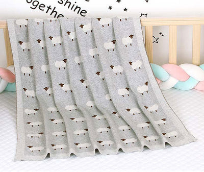 Woolly Sheep Baby Blanket