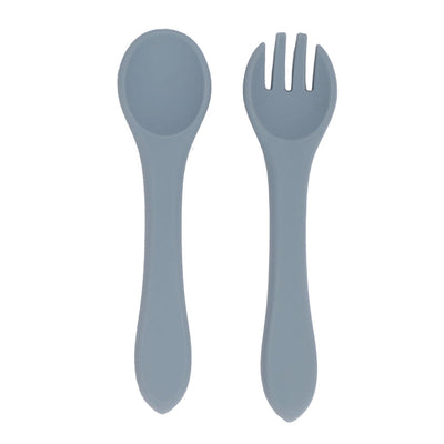 SoftGrip Silicone Spoon & Fork Set