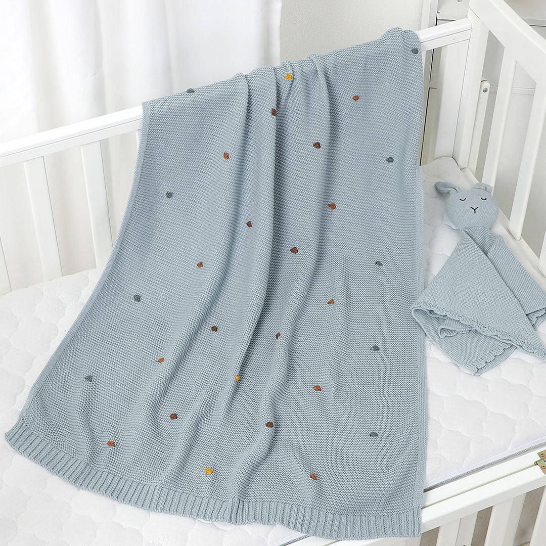 CozyNest Knit Baby Blanket