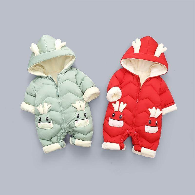 Padded Winter Baby Jumpsuit