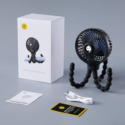 Baby Stroller Fan – 3-Speed Adjustable Cooling Fan
