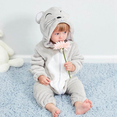 Cute Animal-Themed Baby Bodysuit