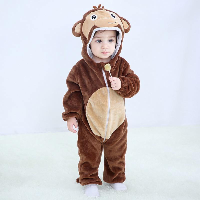 Cute Animal-Themed Baby Bodysuit