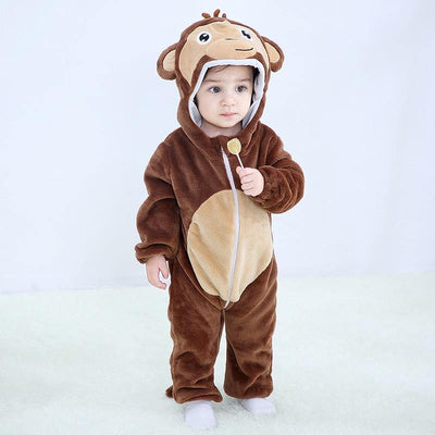 Cute Animal-Themed Baby Bodysuit
