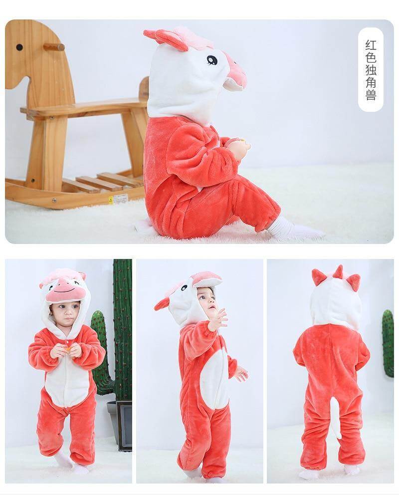 Cute Animal-Themed Baby Bodysuit
