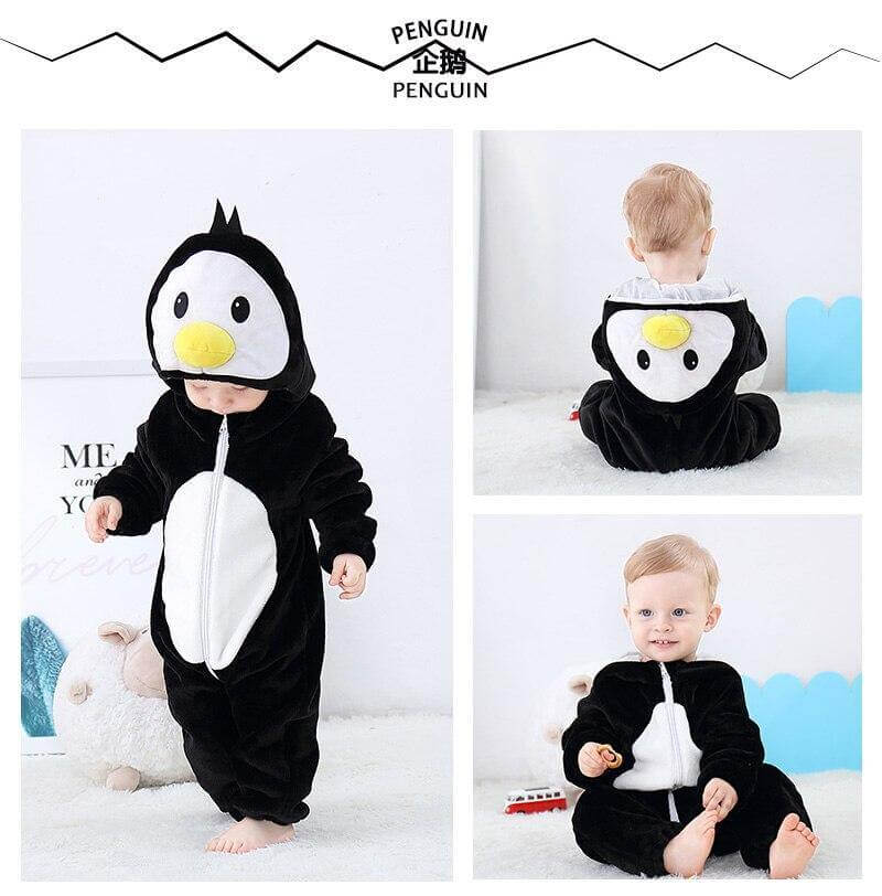 Cute Animal-Themed Baby Bodysuit