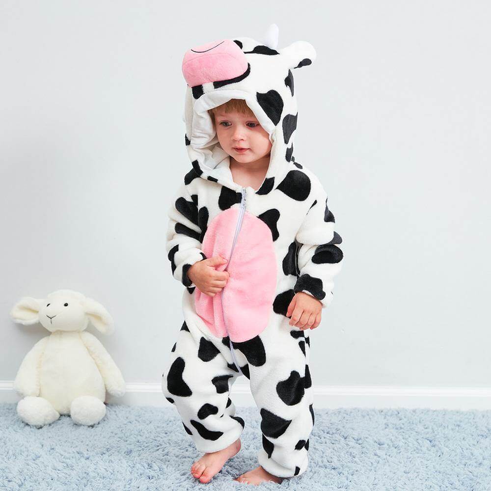 Cute Animal-Themed Baby Bodysuit