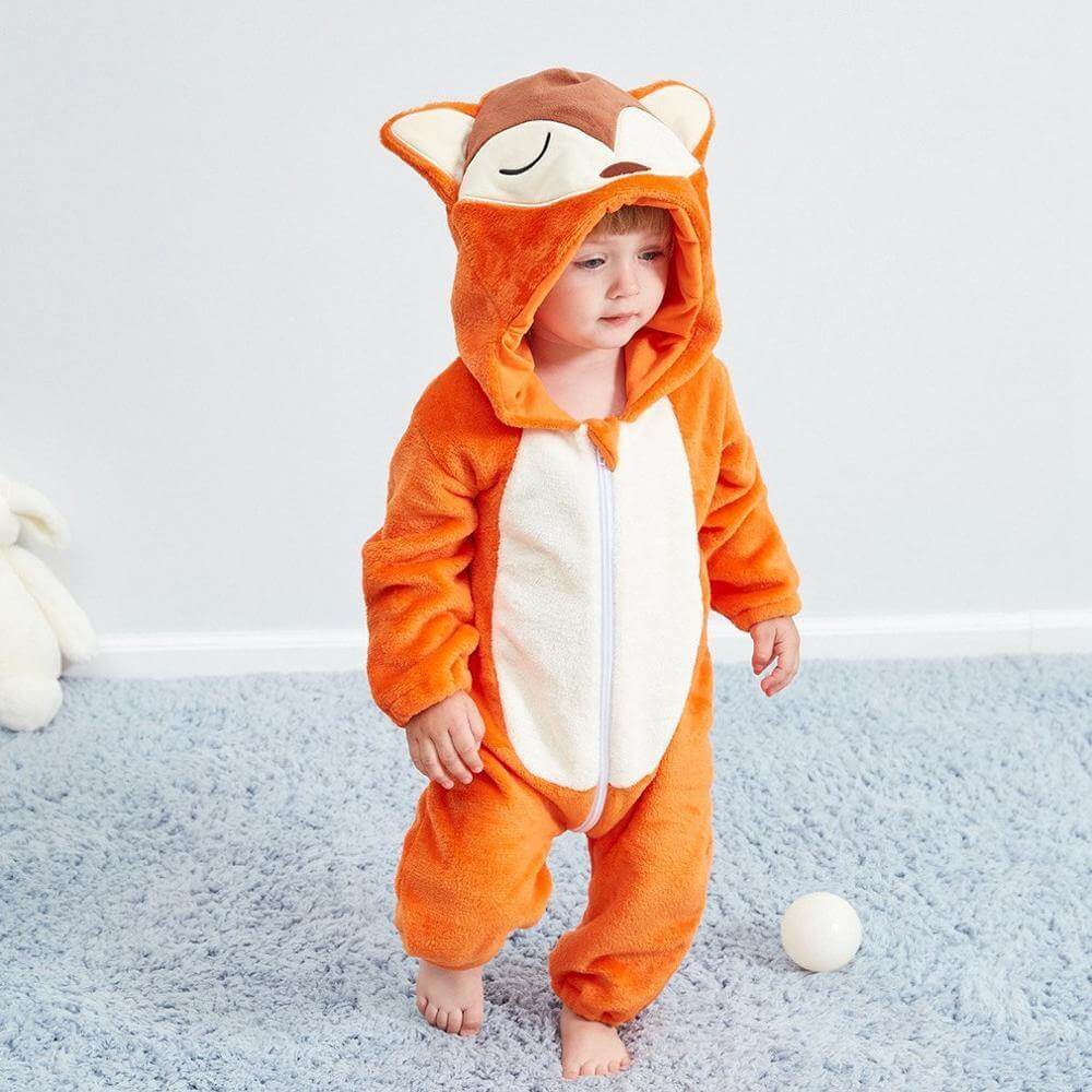 Cute Animal-Themed Baby Bodysuit