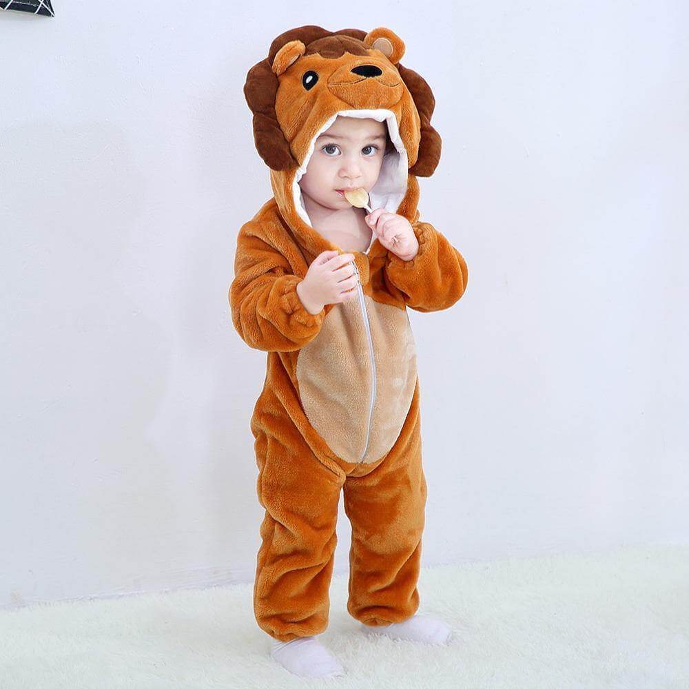 Cute Animal-Themed Baby Bodysuit