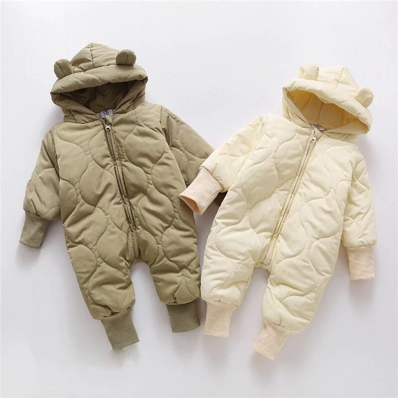 Warm Snuggle Bear Baby Romper