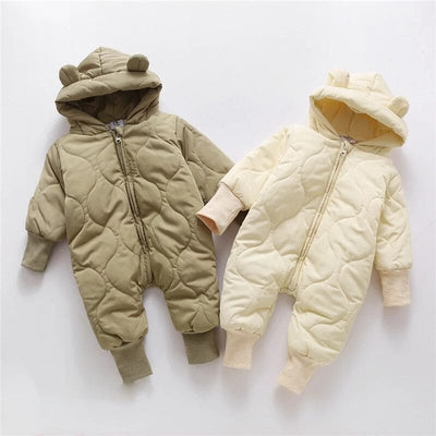 Warm Snuggle Bear Baby Romper