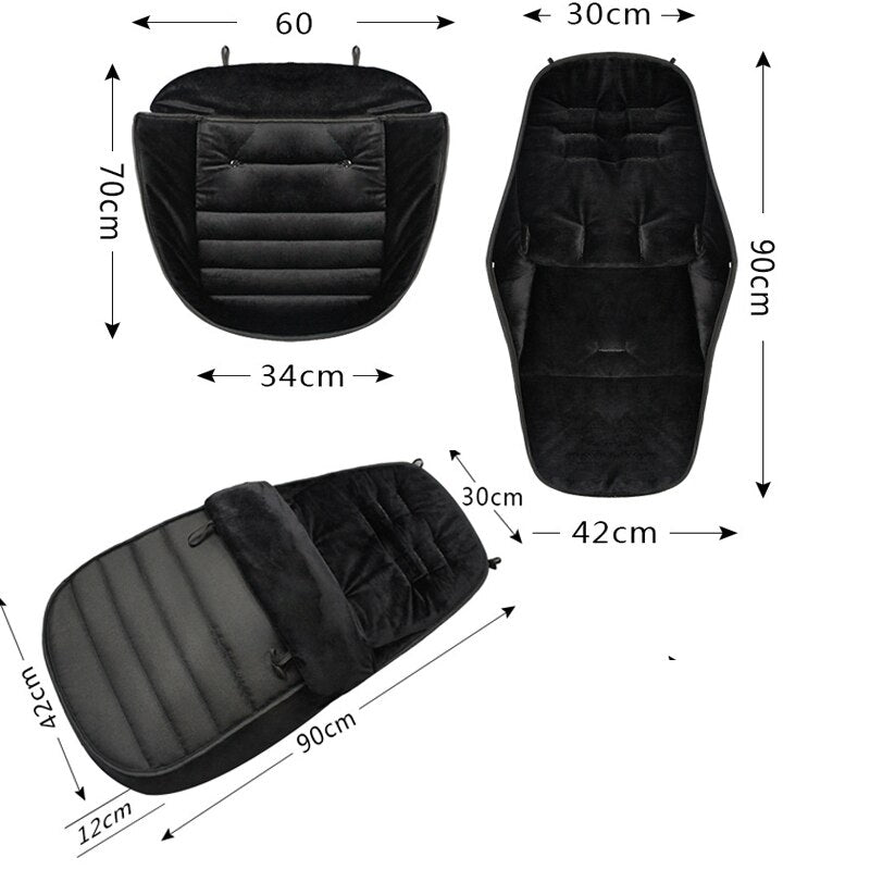 SnuggleWarm Baby Stroller Footmuff